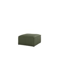 POLSTERHOCKER Celes Premium 65x65cm - Jadegrün, Holzwerkstoff/Textil (65/40/65cm) - Fun Möbel