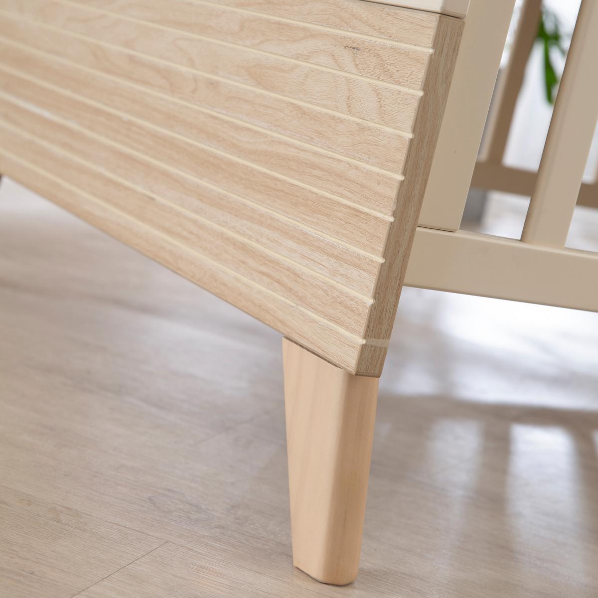 BABYBETT Sidney 70x140 cm - Kaschmir, Holzwerkstoff (70/140cm) - Roba
