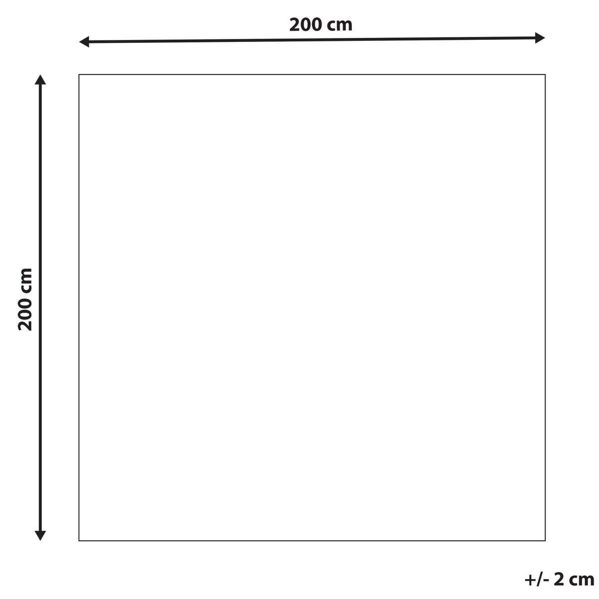 KURZFLOR-TEPPICH Datca 200/200 cm - Blau, Textil (200/200cm) - Beliani