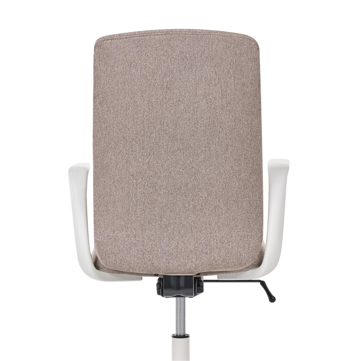 BÜROSTUHL Stoff Braun Captain - Braun, Textil (62/100/58cm) - Beliani