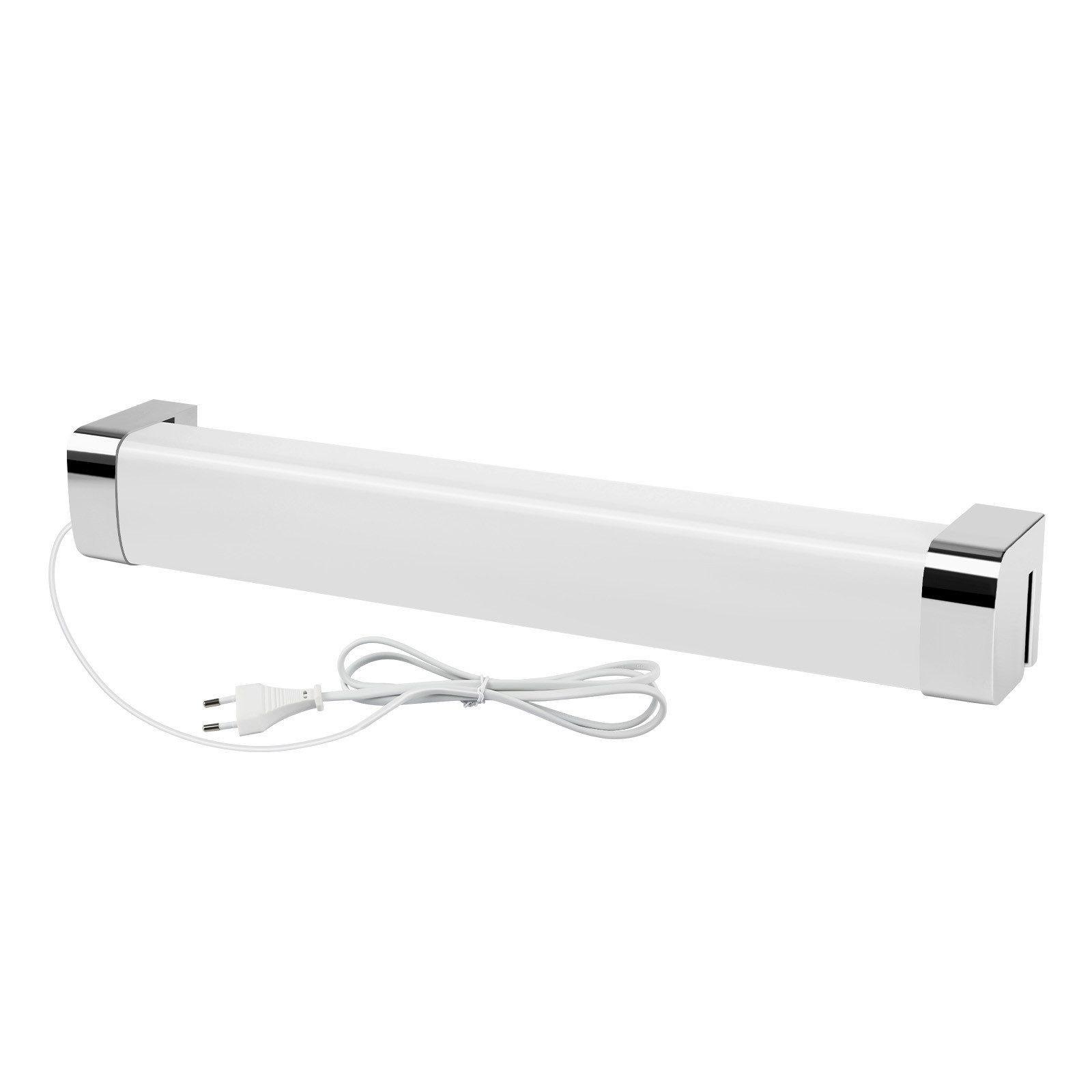 SPIEGELLEUCHTE Helligon 16.8/9.6/40.0 cm - Weiß, Kunststoff (16.8/9.6/40cm) - ZMH