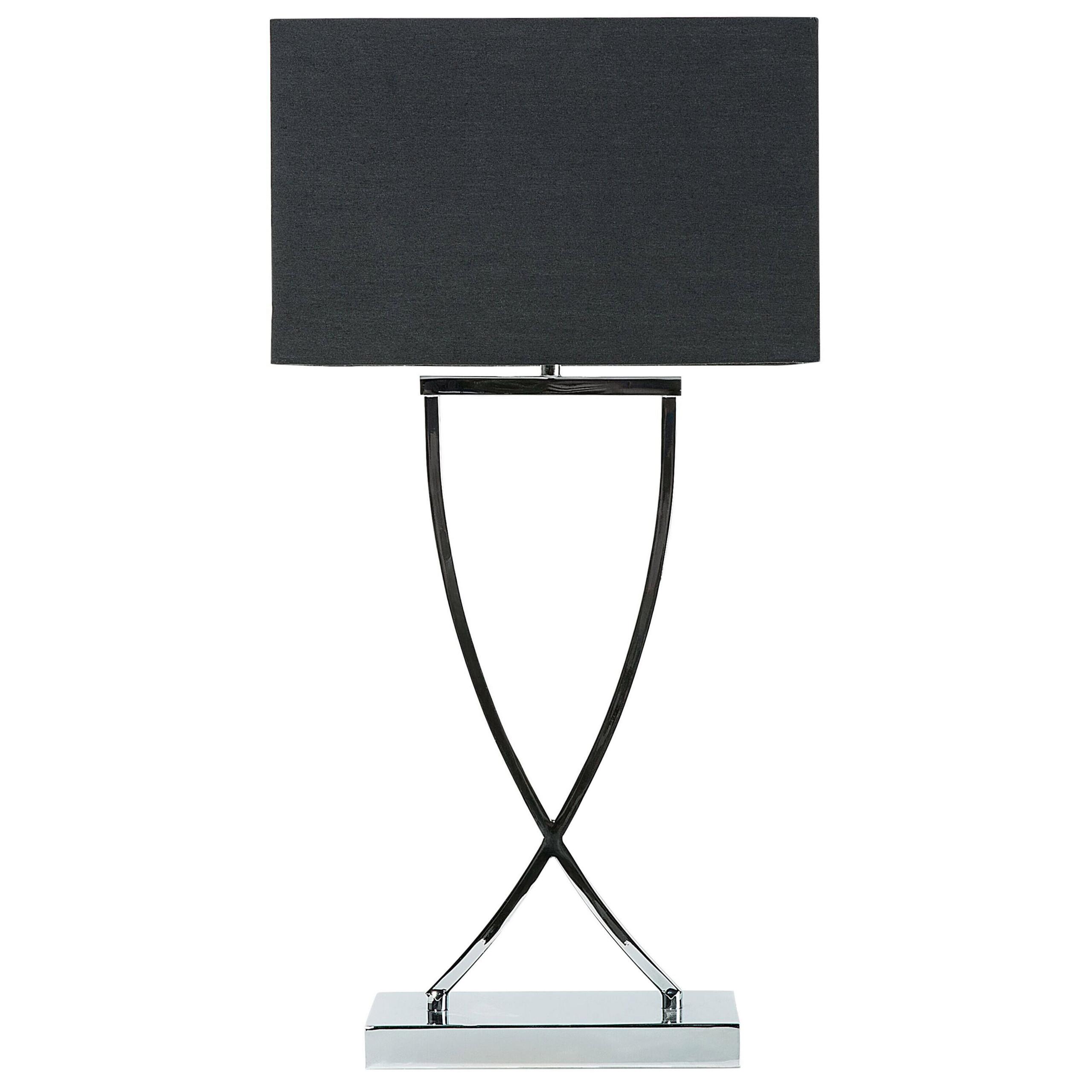 TISCHLAMPE Yasuni 20/32/62 cm - Schwarz, Metall (20/32/62cm) - Beliani