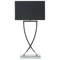TISCHLAMPE Yasuni 20/32/62 cm - Schwarz, Metall (20/32/62cm) - Beliani