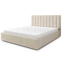 POLSTERBETT DEMERA MGV 180x200 cm mit Bettkästen - Beige - Beige, Holz (180/200cm) - MASSENO