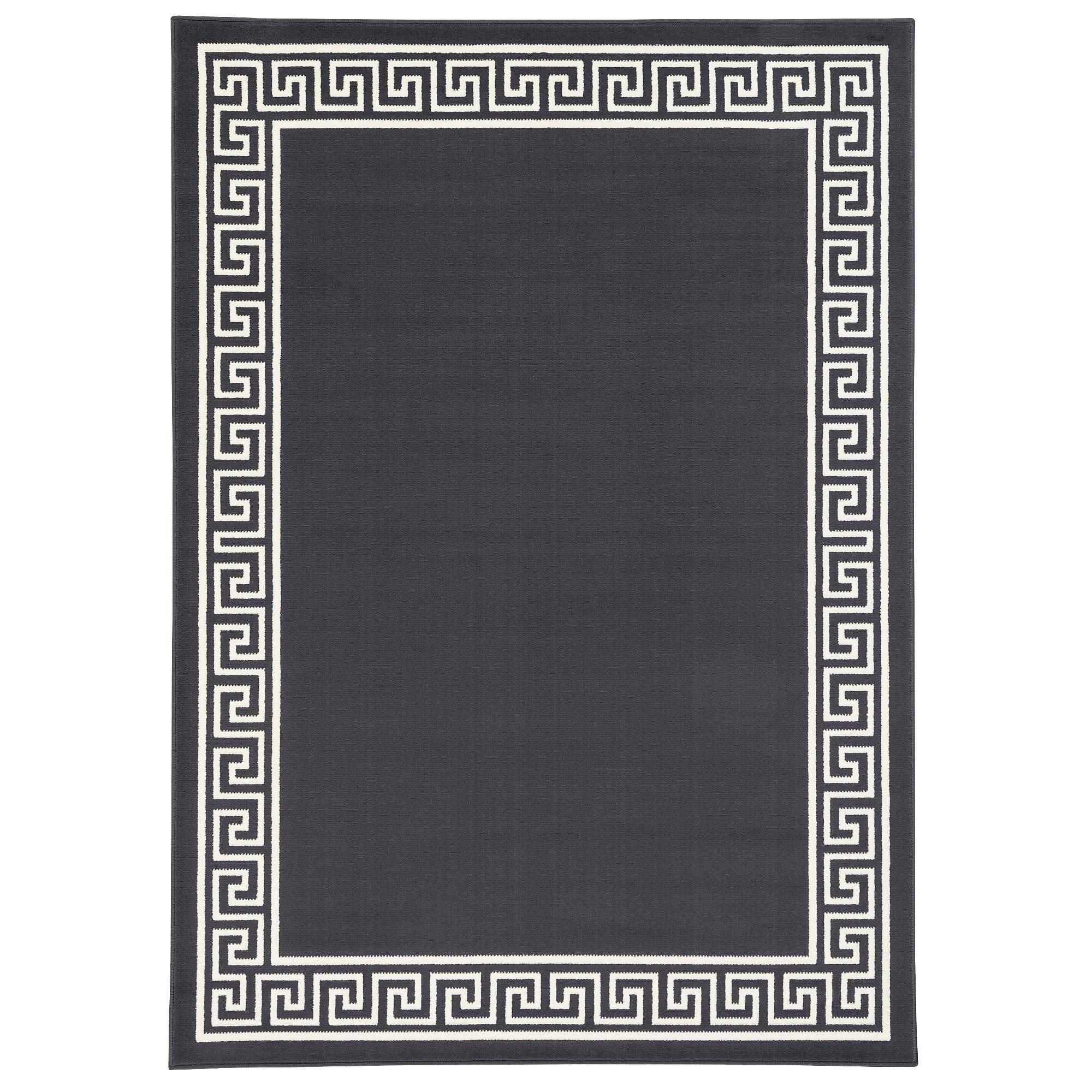 TEPPICH TRENDLINE RÖMISCH BORDÜRE - Anthrazit, Textil (185/270cm) - Pergamon