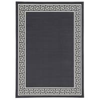 TEPPICH TRENDLINE RÖMISCH BORDÜRE - Anthrazit, Textil (185/270cm) - Pergamon