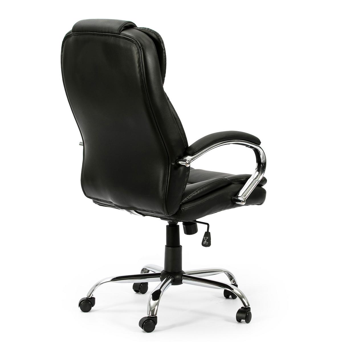 DREHSTUHL Nixon Schwarze Farbe - Schwarz, Fell (77/114/65cm) - VS Venta-stock