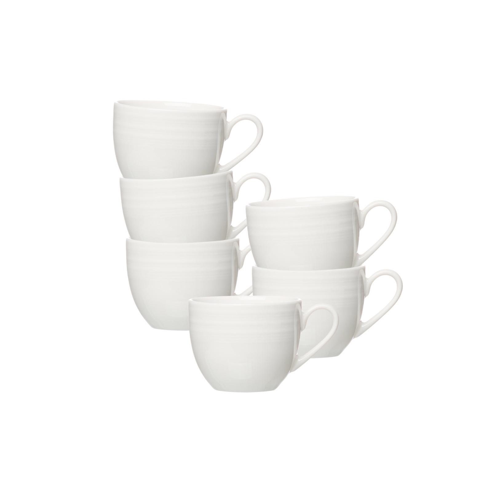 ESPRESSOTASSEN Levi weiß 90 ml 6er Set - Weiß, Keramik (0.09L) - Ritzenhoff Breker