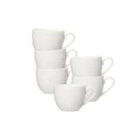 ESPRESSOTASSEN Levi weiß 90 ml 6er Set - Weiß, Keramik (0.09L) - Ritzenhoff Breker