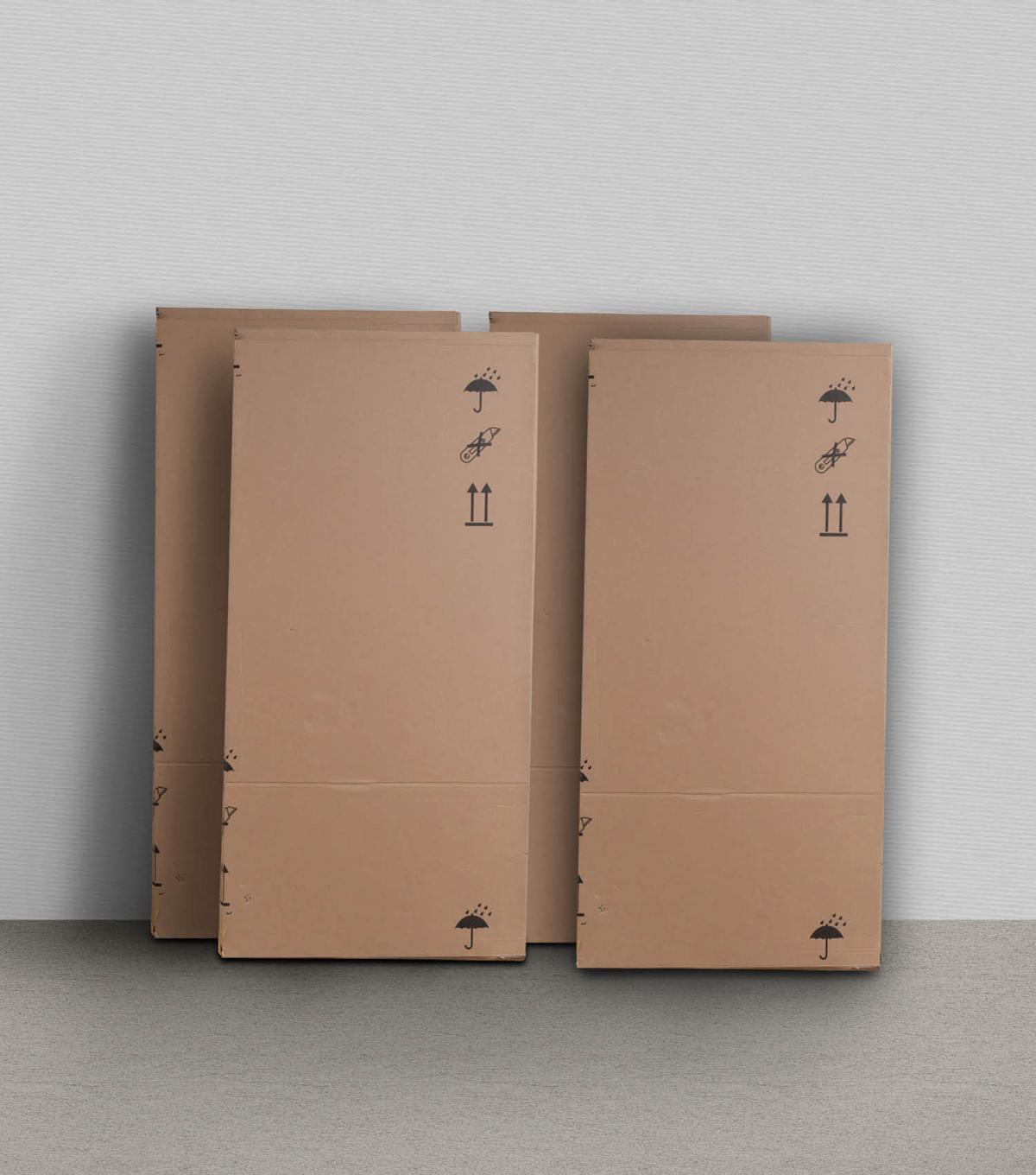 KLEIDERSCHRANK Robe - Beige, Holzwerkstoff (137/197/58cm) - Mokebo
