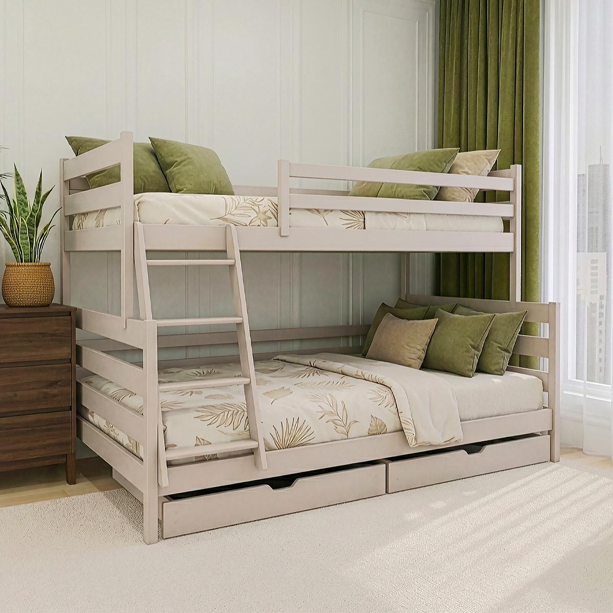 BETT 120/200 Léo Kaschmir - Beige, Holz (120/200cm) - Petits-meubles