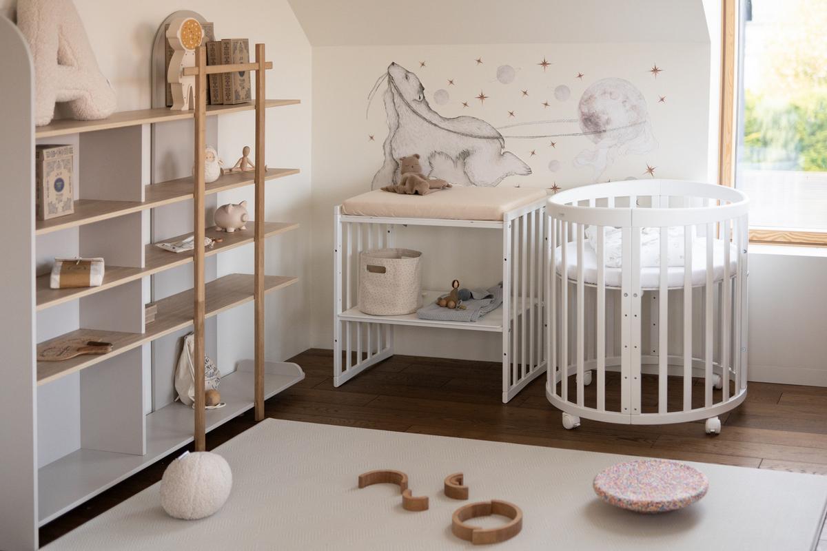 BABY Spannbettlaken Regal 7in1 - Beige, Textil (50/73cm) - waldin