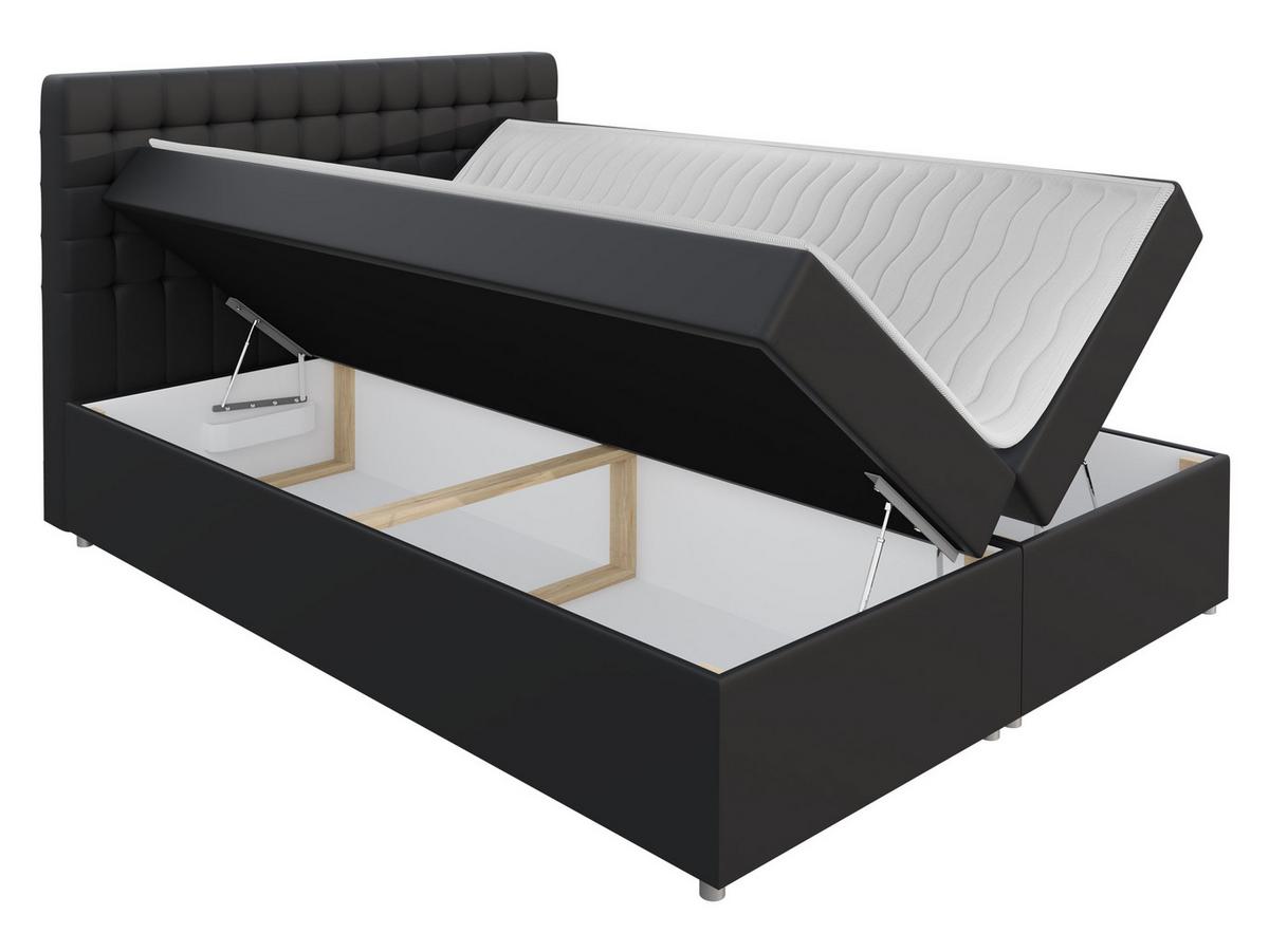 BOXBETT Asti - H3 - Türkis, Holz (180/200cm) - MIRJAN24