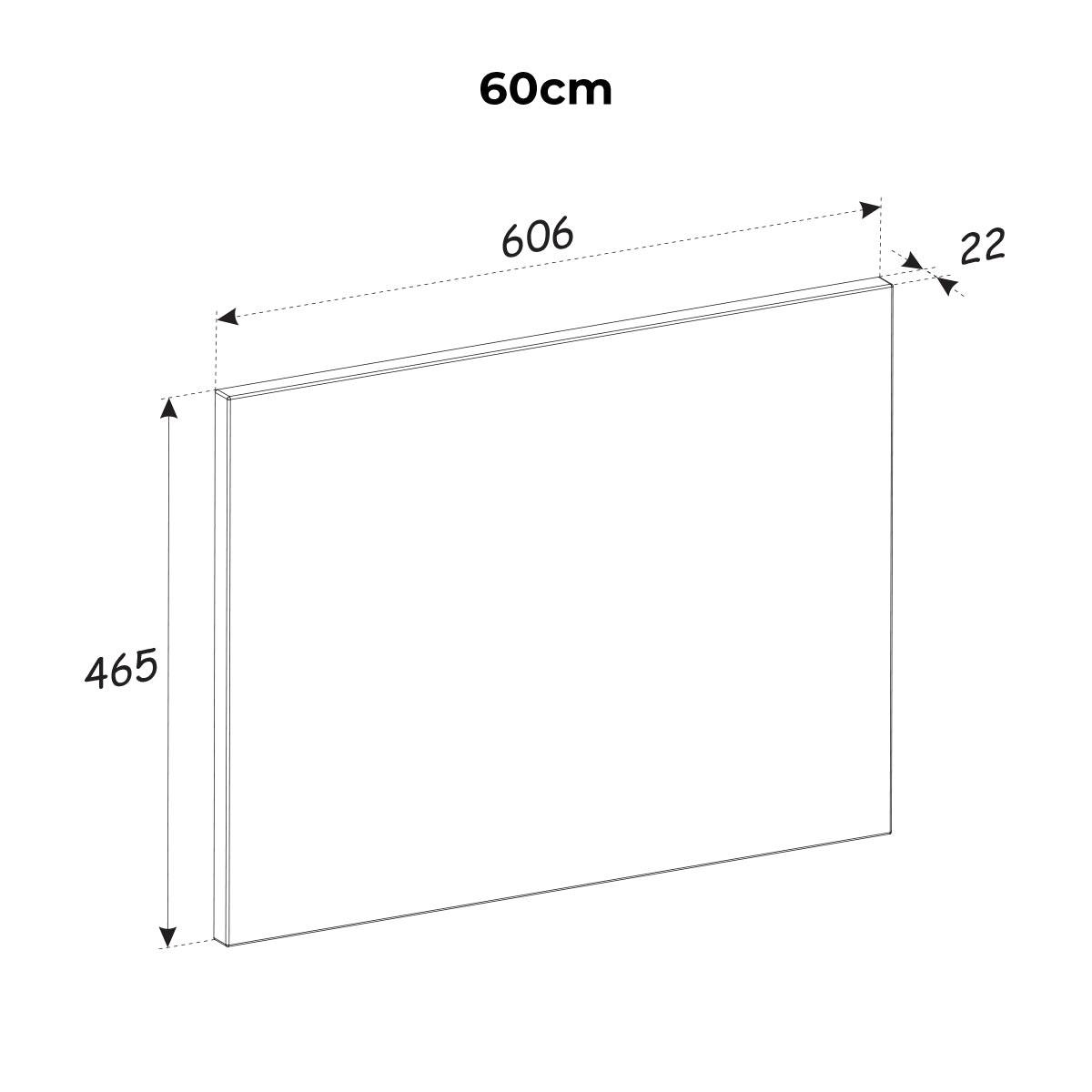 WASCHTISCHUNTERSCHRANK 60.6cm Adriel Kaschmir - Kaschmir, Holzwerkstoff (60.6/59/46cm) - Petits-meubles