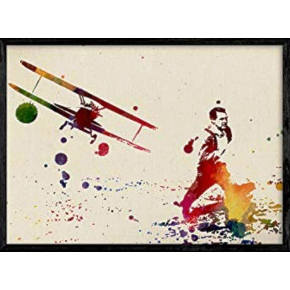 POSTER Mit Tod Auf Fersen A4 Schwarzer Rahmen - Schwarz, Papier (29.7/5/21cm) - Nacnic