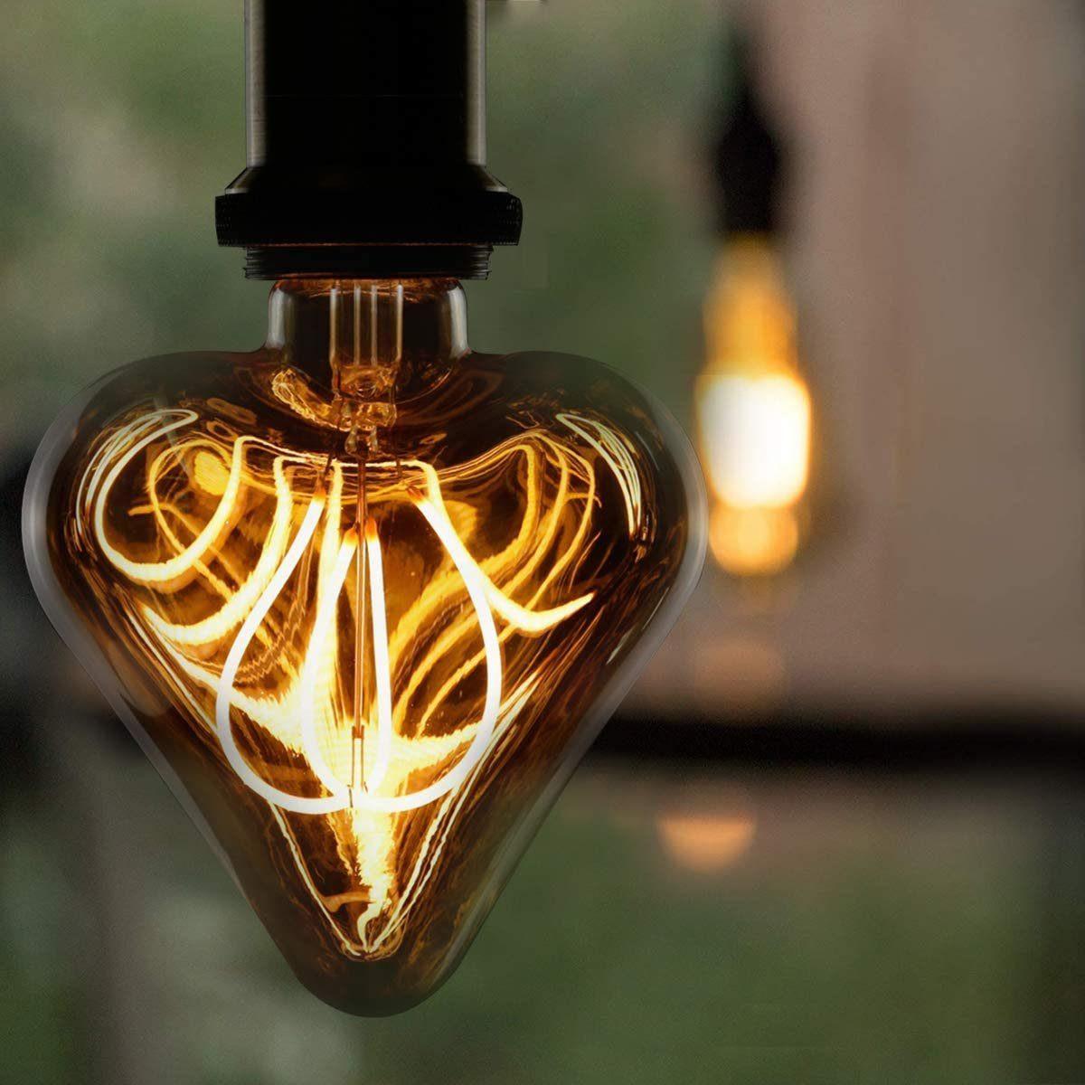 LED-LEUCHTMITTEL Aue II 15/11.5/6cm - Braun, Glas (11.5/6cm) - Nettlife