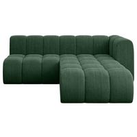 ECKSOFA modulares Sofa Darnel-L1 - 205x177x70 cm Grün - Grün, Holzwerkstoff/Textil (205/177cm) - ALTDECOR