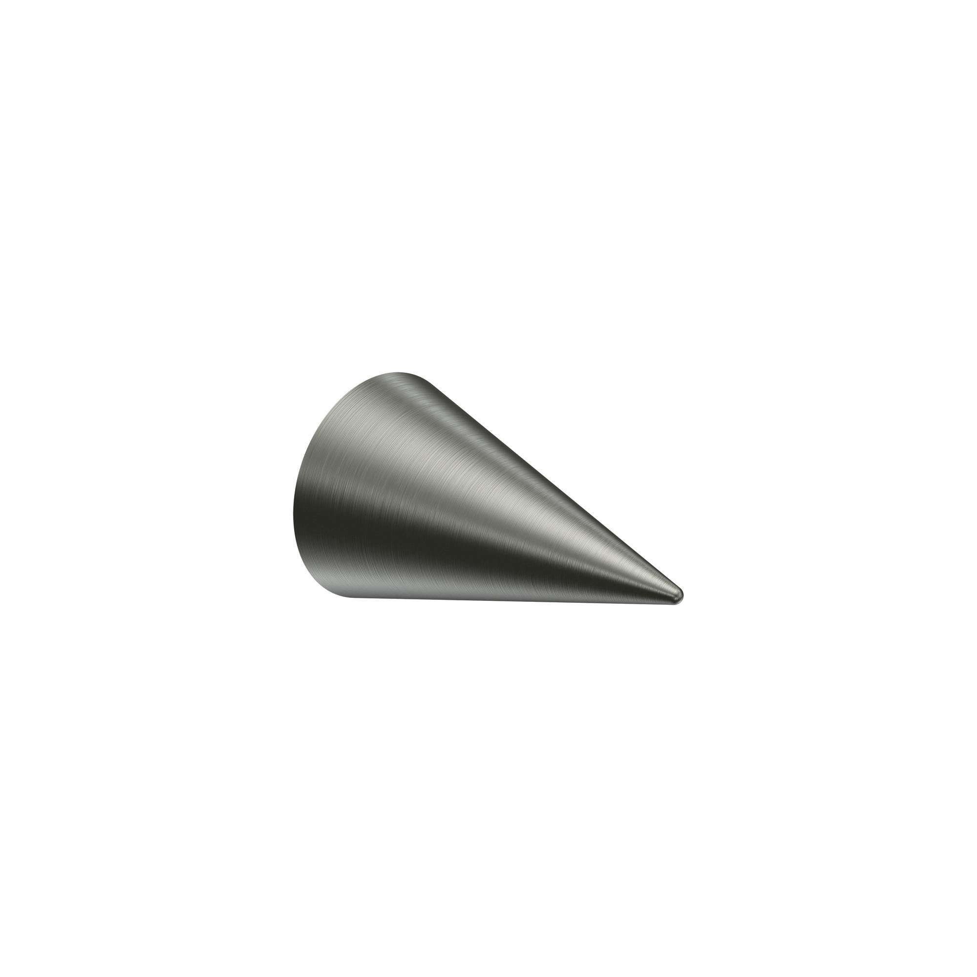 ENDSTÜCKE FÜR GARDINENSTANGEN 16 mm Ø, Scarano Edelstahl-Optik, Packung 2 Stück - Edelstahlfarben, Metall (4.4/3/3cm) - INTERDECO