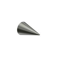 ENDSTÜCKE FÜR GARDINENSTANGEN 16 mm Ø, Scarano Edelstahl-Optik, Packung 2 Stück - Edelstahlfarben, Metall (4.4/3/3cm) - INTERDECO