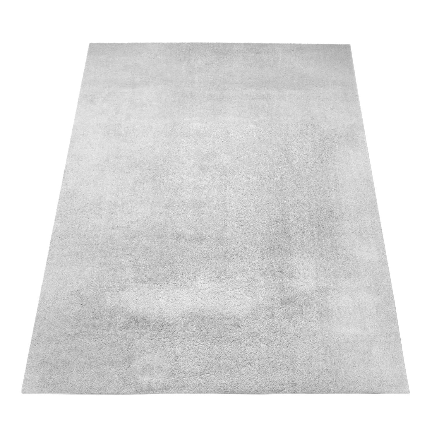 KURZFLORTEPPICH, einfarbig, Silber, 200 x 200 cm - Silberfarben, Textil (200/200cm) - KADIMA DESIGN