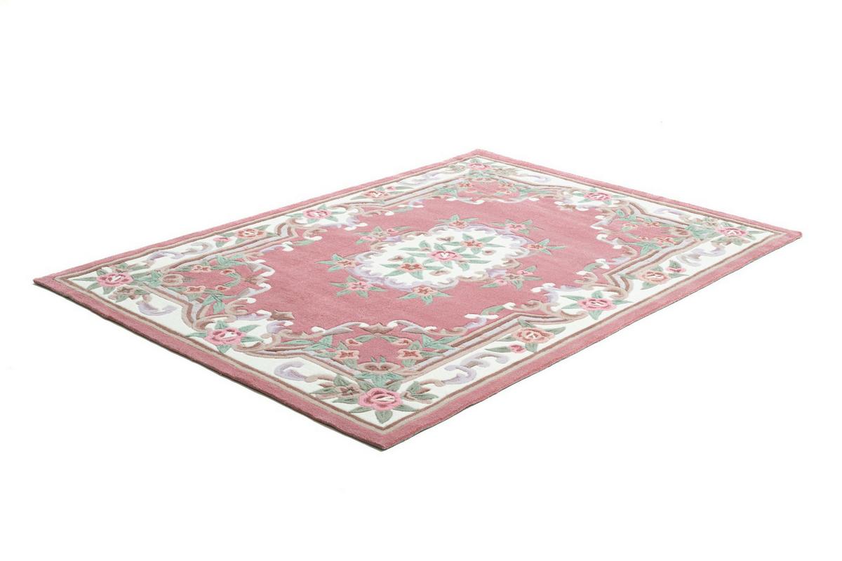 HANDTUFTTEPPICH Ming 240x340 cm - Rosa, Textil (240/340cm) - THEKO