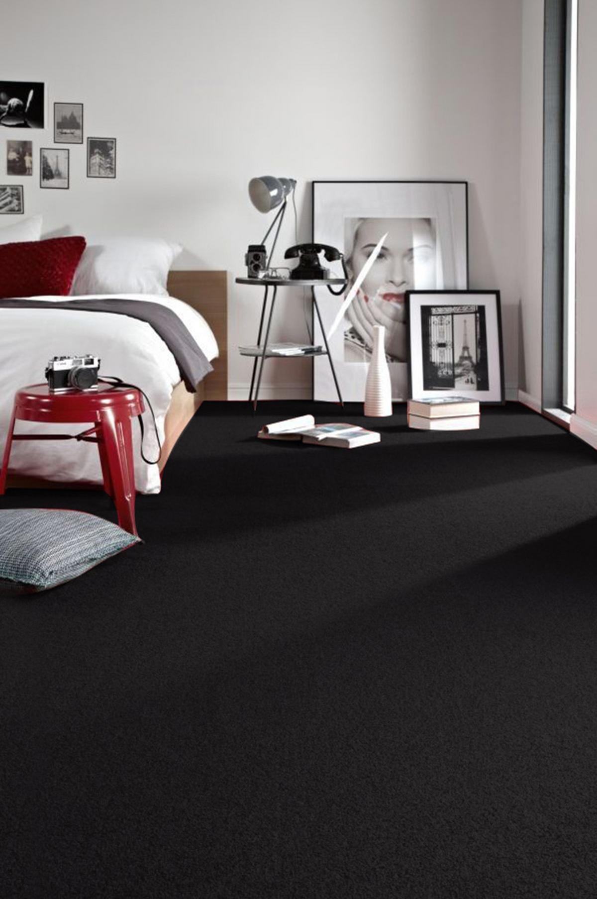 LÄUFERBODEN 200/200 cm - Schwarz, Textil (200/200cm) - rugsX