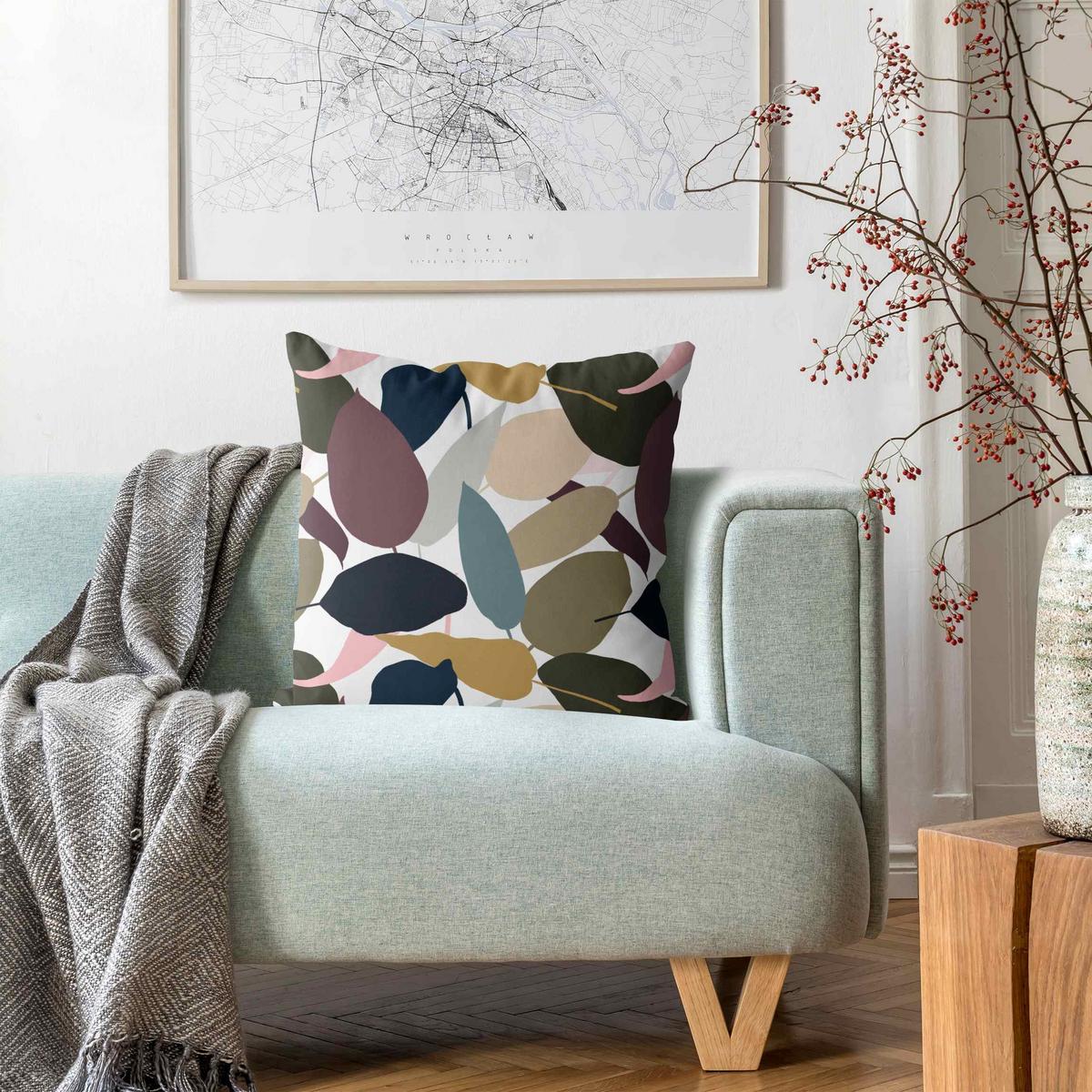 KISSENBEZUG Modern Tropical Muster 40/40 cm - Multicolor, Textil (40/40cm) - Bilderwelten
