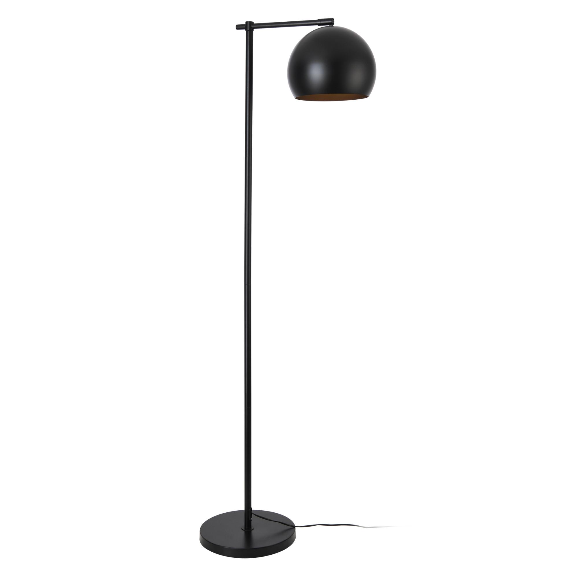 STEHLEUCHTE Skiptvet - Schwarz, Metall (30/30/156cm) - lux.pro