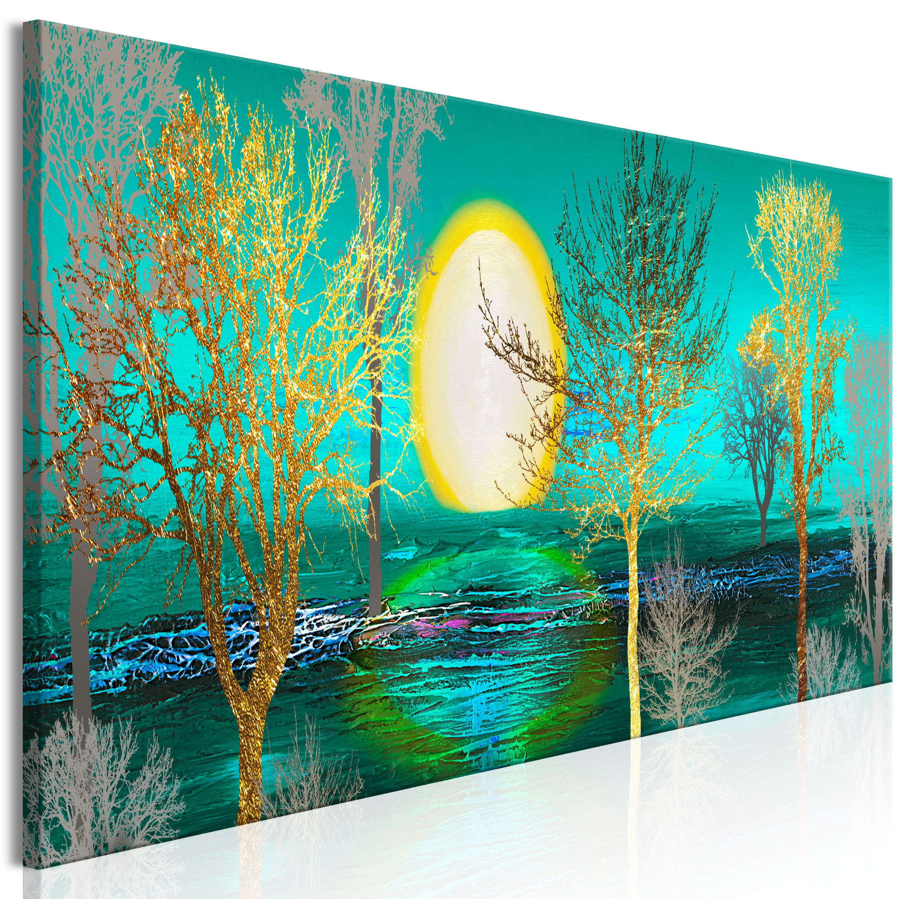 KUNSTDRUCK Bunt 90/30 cm - Multicolor, Textil (90/30cm) - KUNSTLOFT