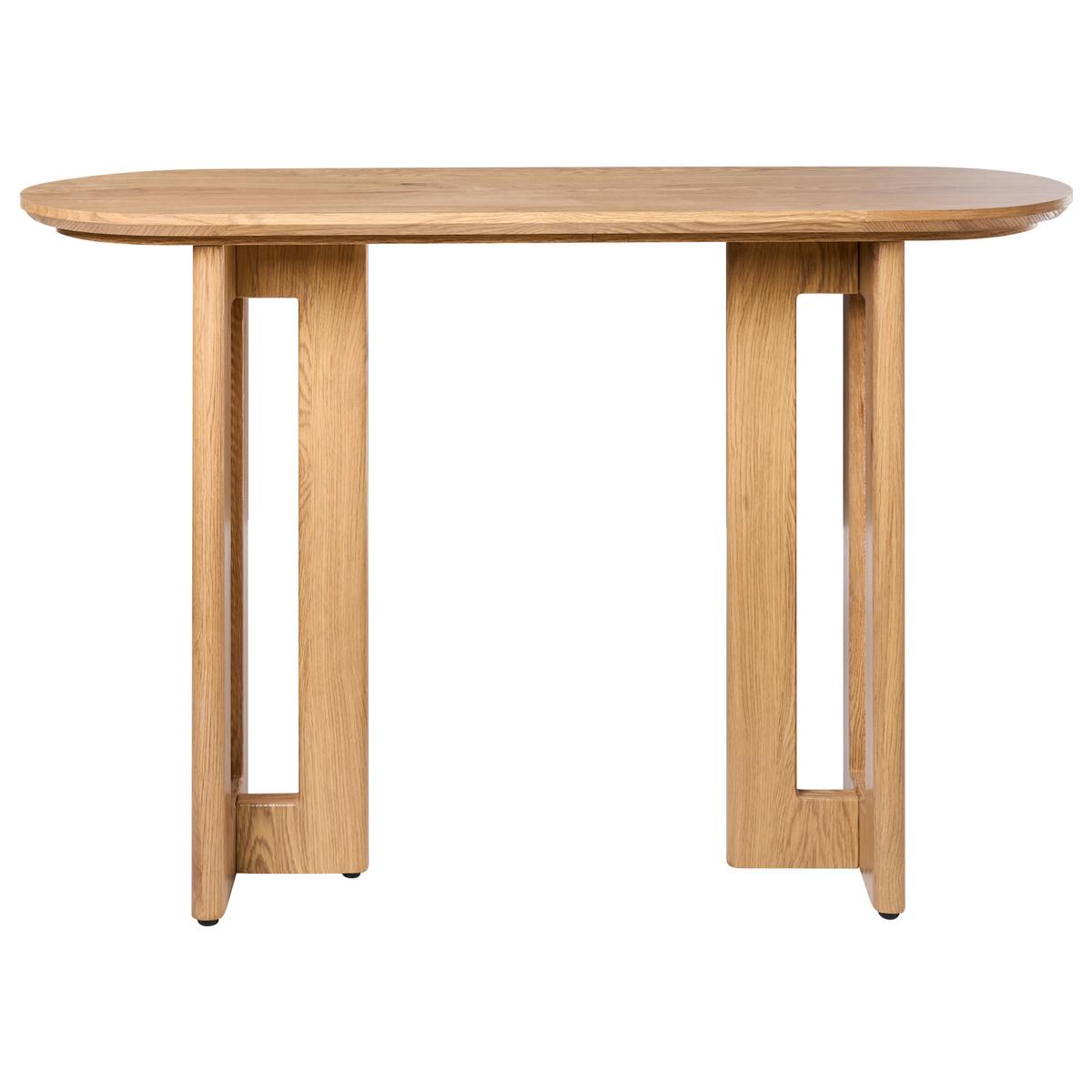 KONSOLENTISCH Hellbraun Karlo - Hellbraun, Holzwerkstoff (120/80/40cm) - Beliani