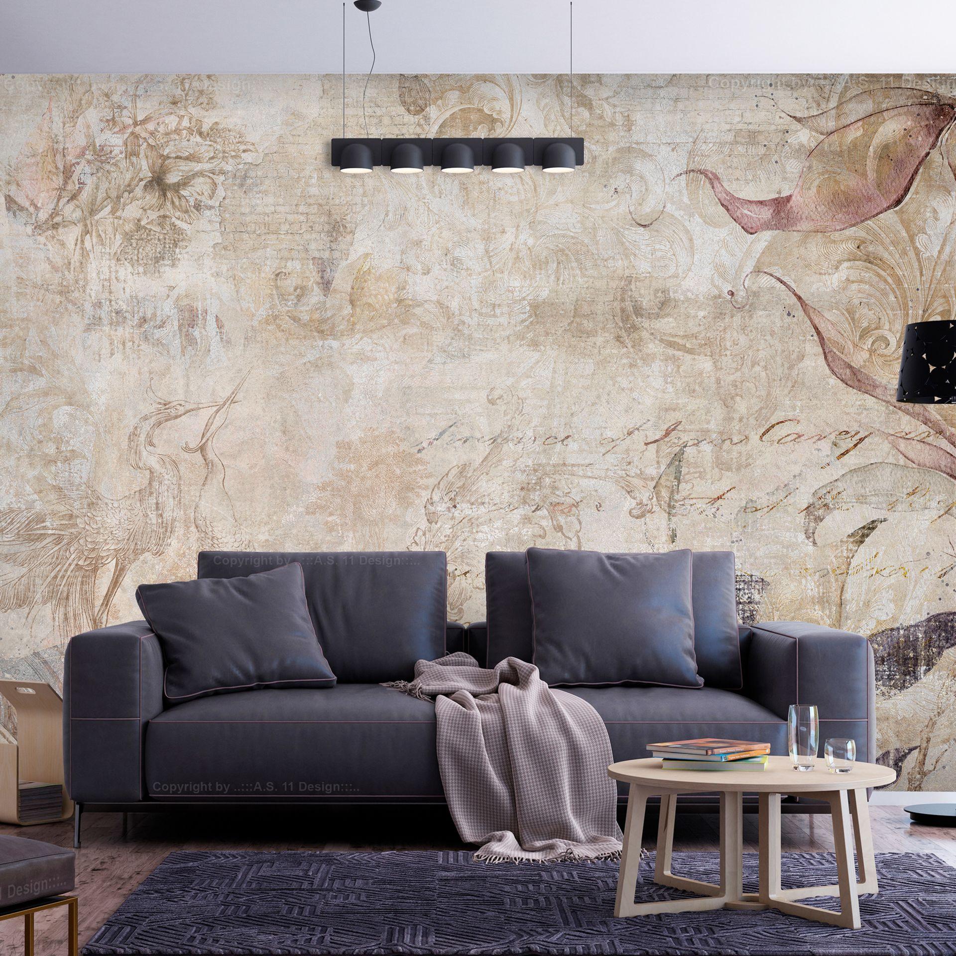 SELBSTKLEBENDE FOTOTAPETE 392/280 cm - Beige, Kunststoff/Textil (392/1cm) - KUNSTLOFT