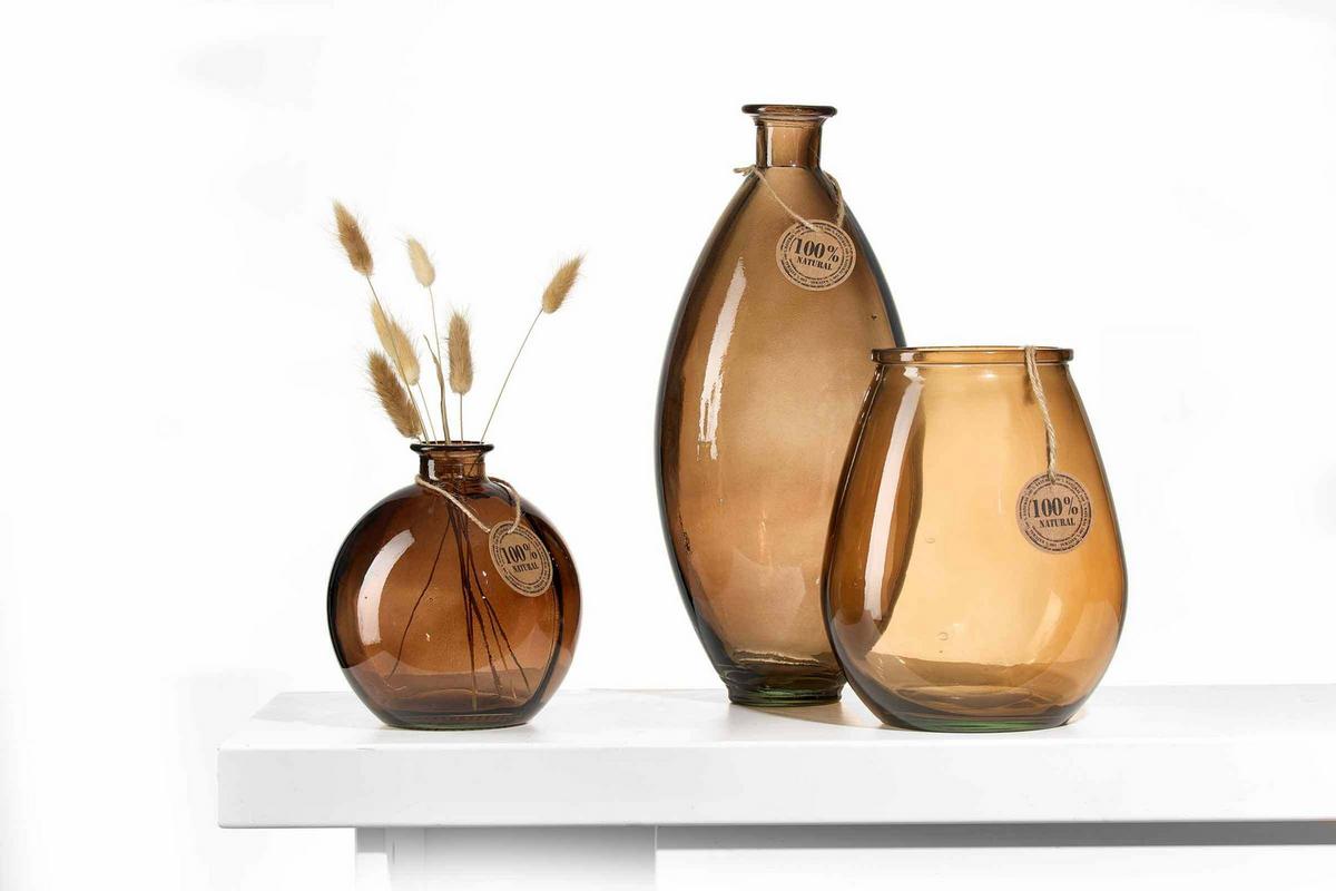 WINDLICHT Marokko 23,5 cm - Braun, Glas (18/23.5/18cm) - Ritzenhoff Breker