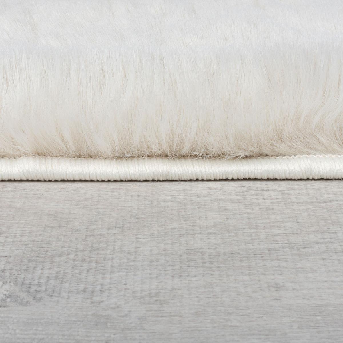 TEPPICH DENE, einfarbig, Weiß, 120 x 170 cm - Weiß, Textil (120/170cm) - KADIMA DESIGN