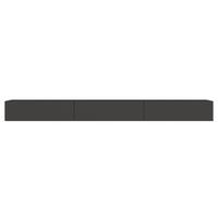 TV-LOWBOARD Veldio hängend Schwarz 300 cm - Schwarz, Holzwerkstoff (302.4/28.5/31.6cm) - Selsey