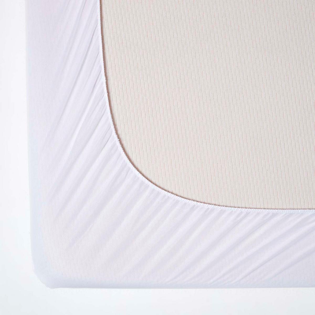 ALLERGIKER-MATRATZENSCHONER 90/200 cm, antiallergisch & antibakteriell - Weiß, Textil (90/200cm) - Homescapes