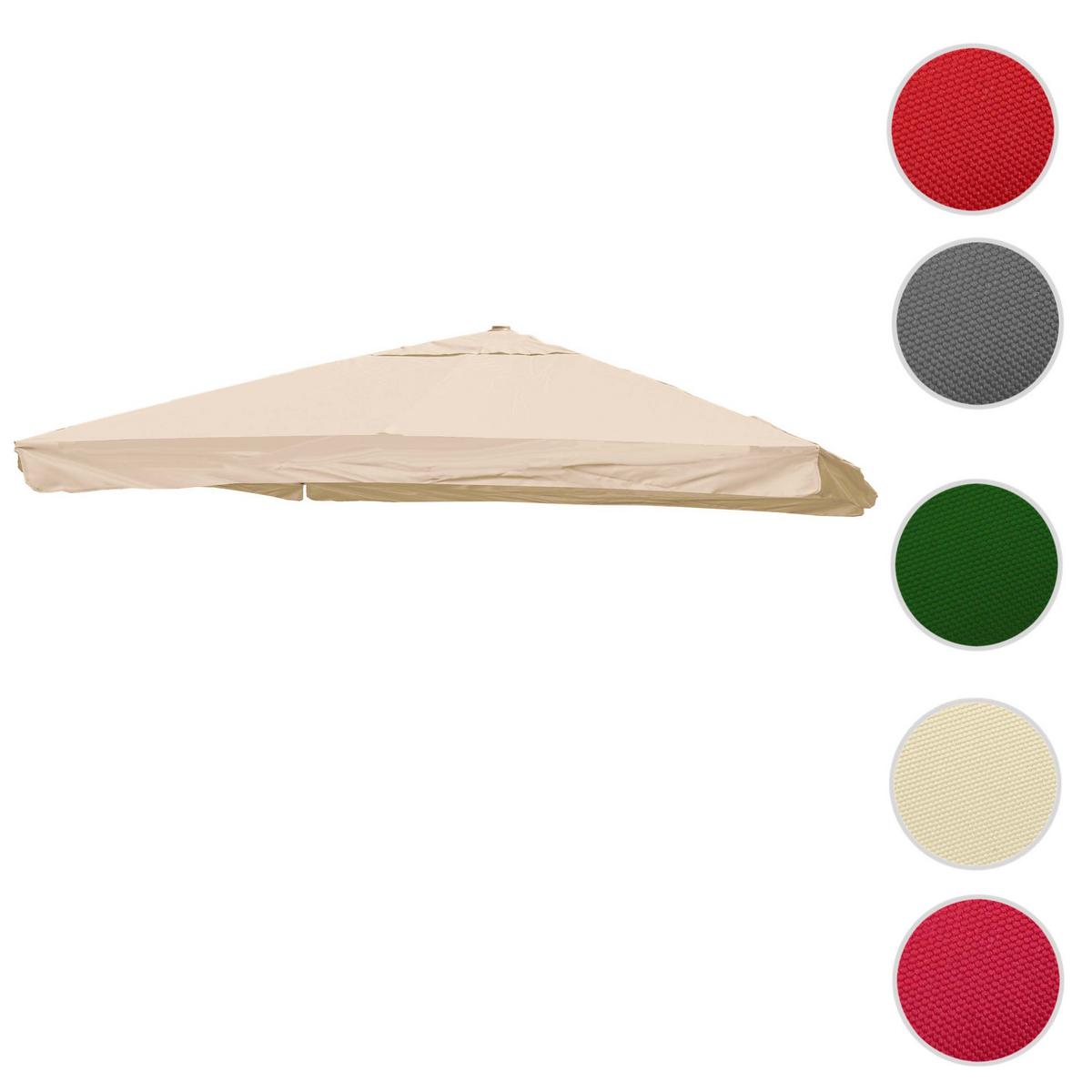 ERSATZ-BEZUG FÜR SCHIRM Cremeweiß - Weiß, Textil (335/335cm) - MCW