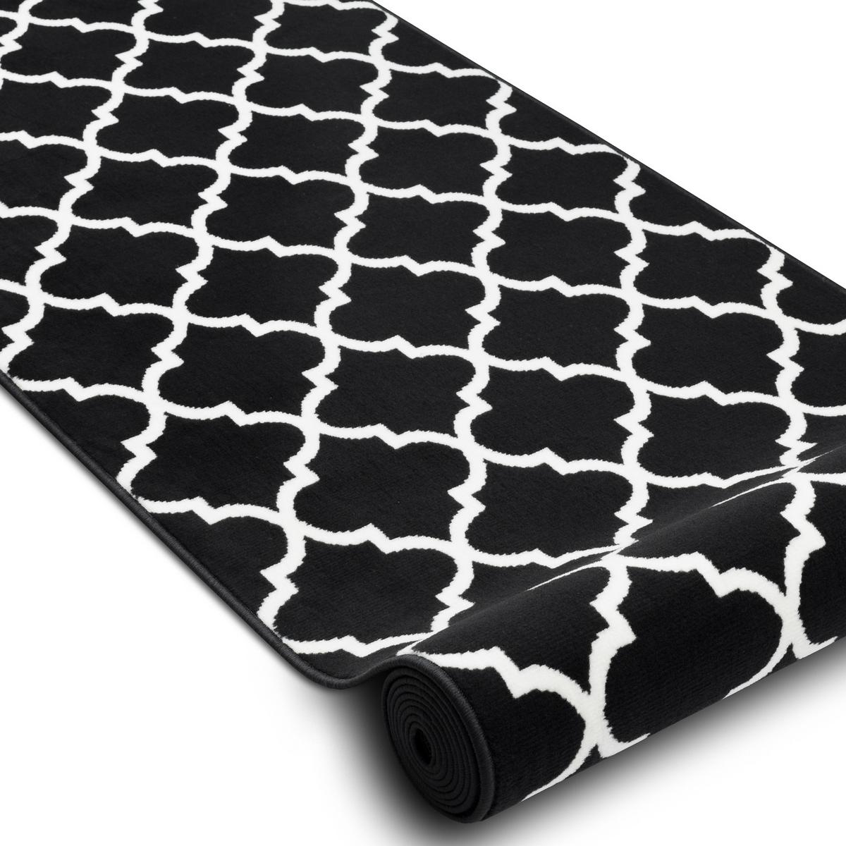 LÄUFER BCF MORAD 80/160 cm - Schwarz, Textil (80/160cm) - rugsX