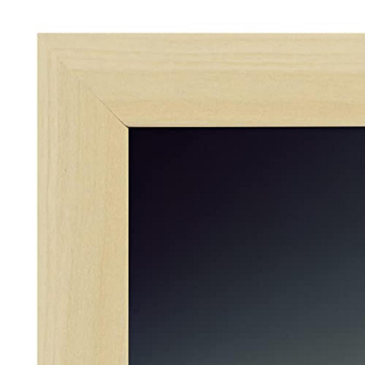 POSTER Set mit 4 Savanne Tier im T Burton Goth Stil A3 Rahmen aus hellem Holz - Beige, Papier (29.7/3cm) - Nacnic