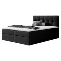 BOXBETT Rico - H3 - Schwarz, Holz/Textil (160/200cm) - MIRJAN24
