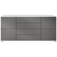 SIDEBOARD Rova Anthrazit matt - Anthrazit, Holzwerkstoff (166.5/75.5/35cm) - Vladon