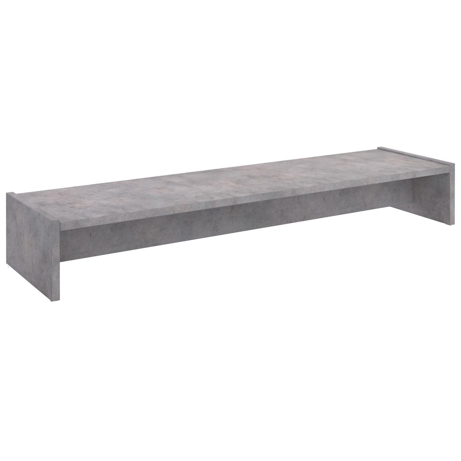 MONITORSTÄNDER ZOOM - Grau, Holzwerkstoff (27/100/15cm) - CARO-Möbel