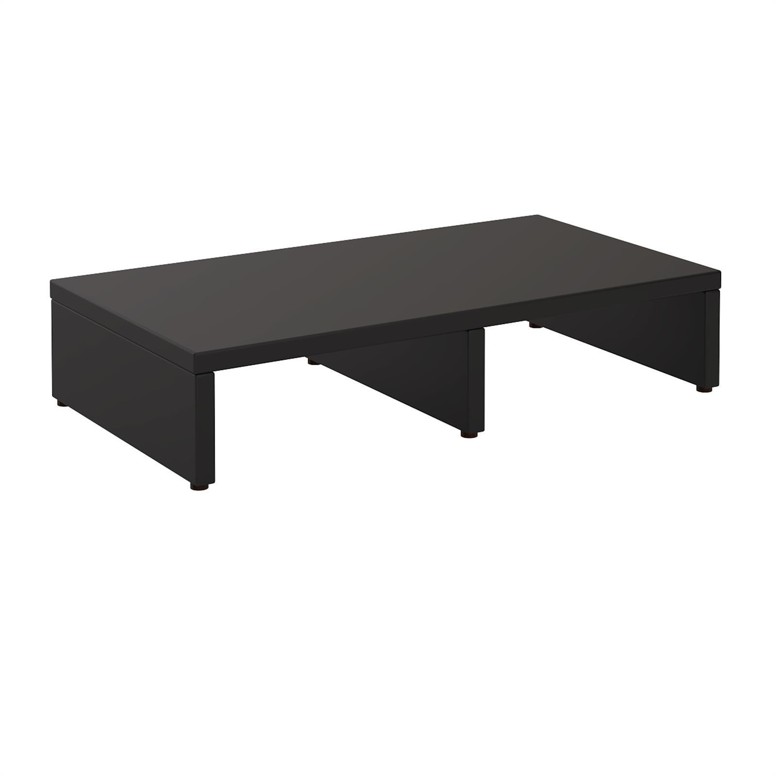 MONITORSTÄNDER MONITOR - Schwarz, Holzwerkstoff (27/50/10cm) - CARO-Möbel