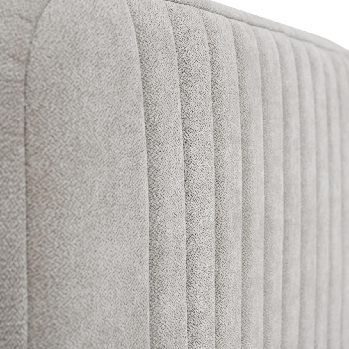 POLSTERBETT Lami 90x200, Einzelbett mit Bettkasten und Taschenfedernmatratze 20 cm, Hellbeige - Kaschmir/Schwarz, Textil/Metall (90/200cm) - Beautysofa