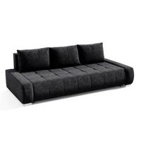 SCHLAFSOFA Jonas 3 Sitzplätze Dunkelgrau - Dunkelgrau, Holzwerkstoff (240/85/110cm) - Petits-meubles