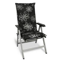 HOCHLEHNERAUFLAGE Flores 120/50/6cm Ornamente - Multicolor, Textil (50/6/120cm) - Beautissu 