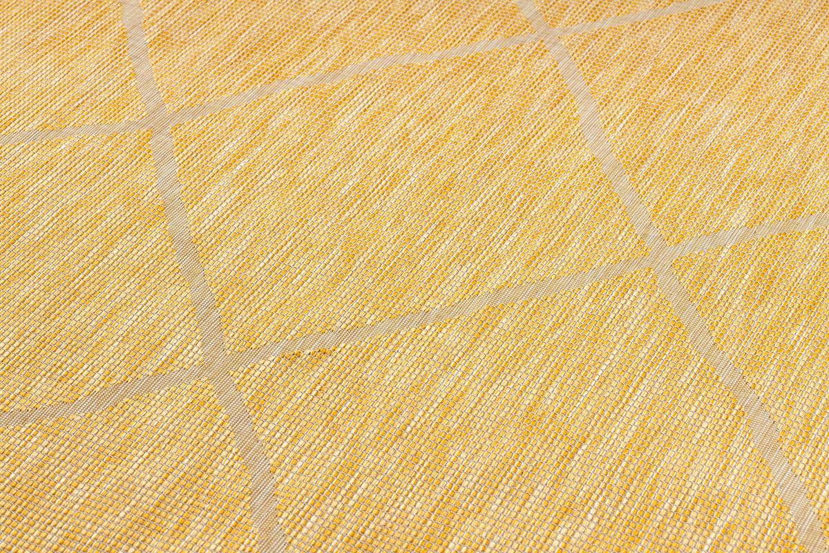 TEPPICH PATIO 117/170 cm - Gelb, Textil (117/170cm) - rugsX