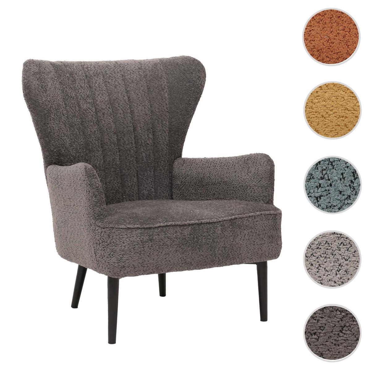 LOUNGE-SESSEL Dunkelgrau - Dunkelgrau, Textil (75/80/78cm) - MCW