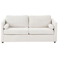 SCHLAFSOFA Stoff Cremeweiß Inkoo - Creme, Textil (177/81/90cm) - Beliani