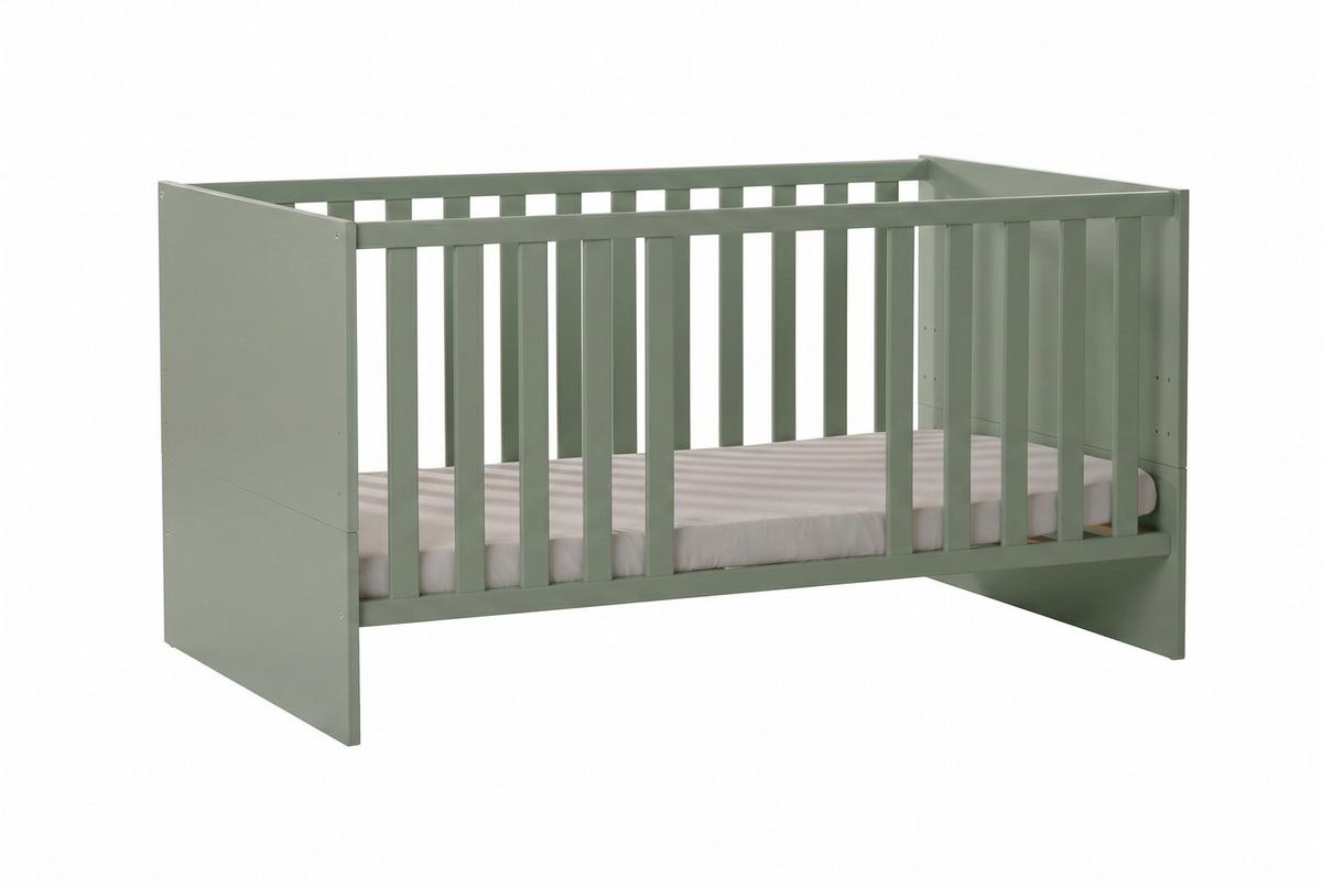 BABYBETT Essentials Premium Schilfgrün - Grün, Holz/Holzwerkstoff (70/140cm) - arthur berndt