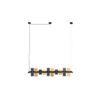 HÄNGELAMPE MALLAWI Schwarz Glas - Schwarz, Glas (20/130/150cm) - KAWOLA